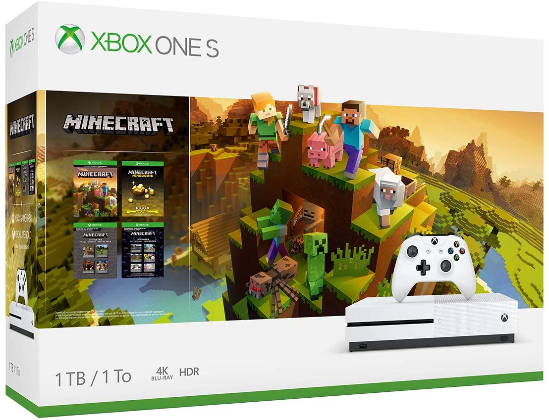 Xbox One S 1TB Console - Minecraft Creators