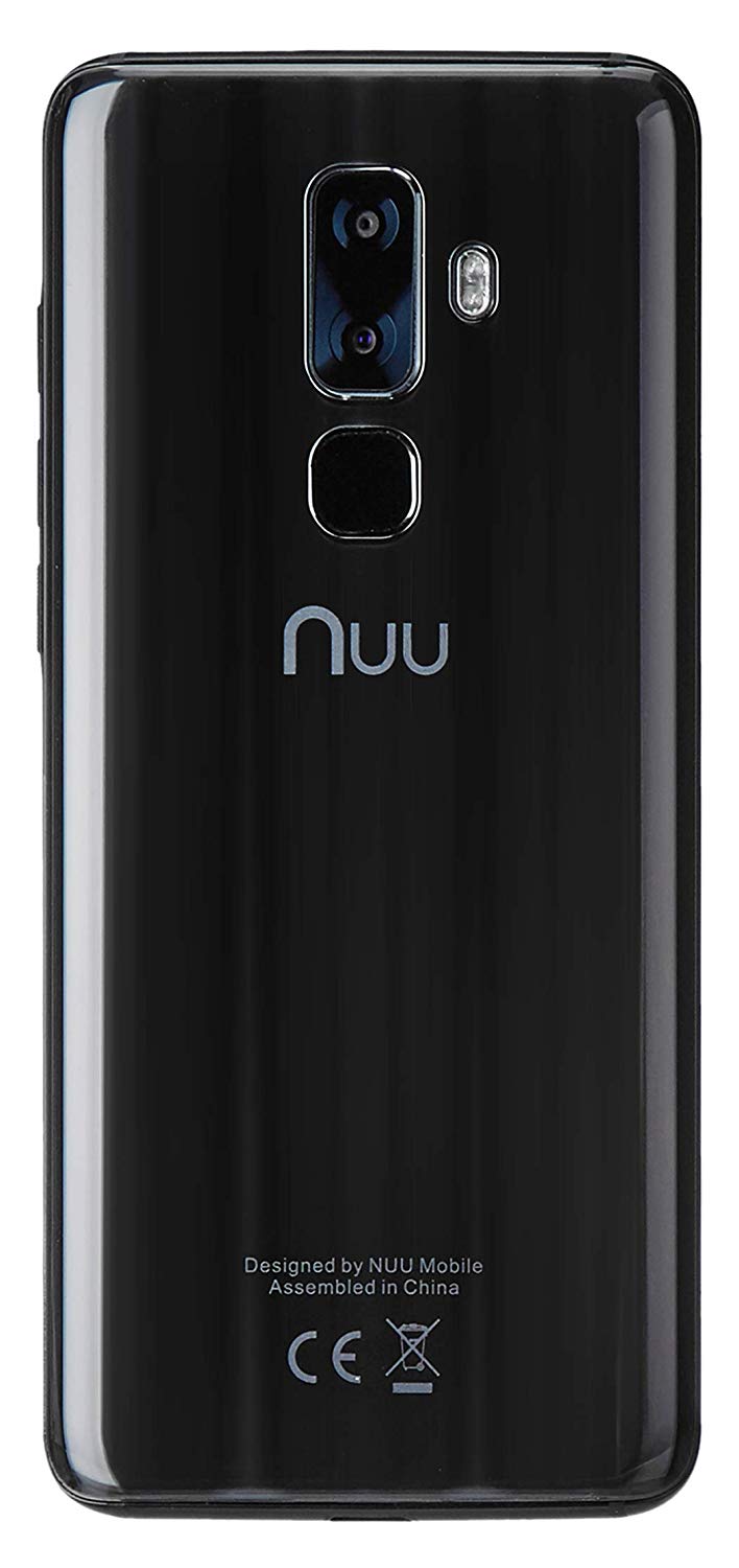NUU Mobile G3+ 5.7" HD+ | 64GB/4GB RAM-Unlocked Smartphone